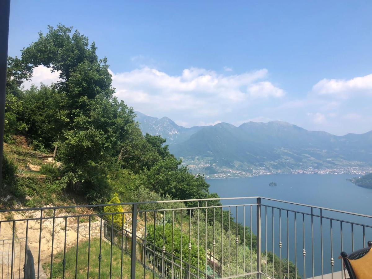 La Villetta In Residence Con Piscina E Vista Lago Parzanica Εξωτερικό φωτογραφία